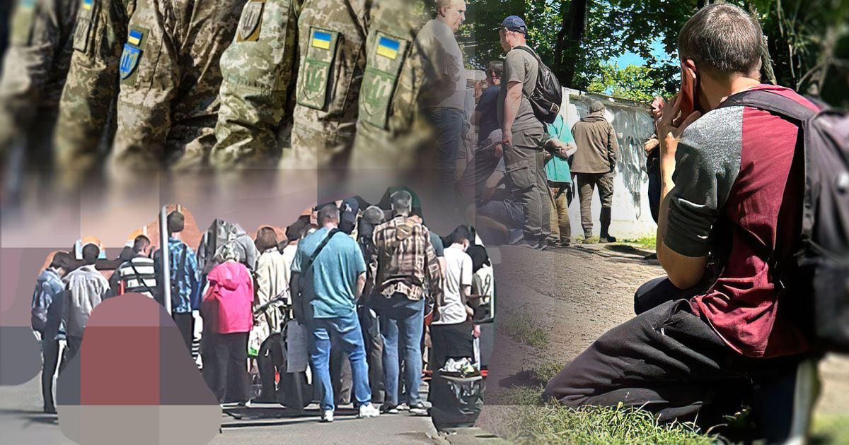 Біля ТЦК спостерігаються черги з бажаючих оновити свої дані. Колаж ТСН.ua