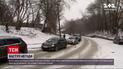 Новини України: рясний снігопад паралізував рух вулицями Києва