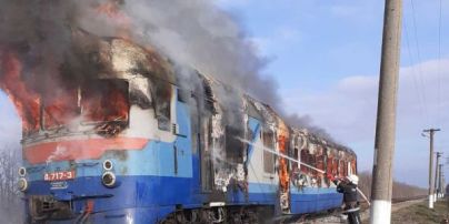 На Николаевщине произошел пожар в пассажирском поезде