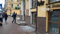 У центрі Києва розтрощено відділення російських банків