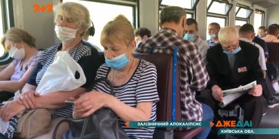 В украинских электричках нарушают карантинные нормы – рейд