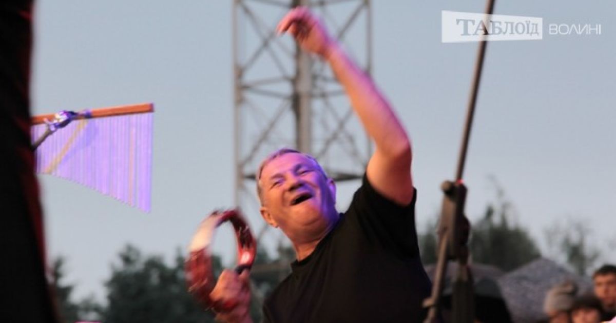 Одно из последних прижизненных фото Ивана Вощины во время выступления в Луцке / © Таблоид Волыни