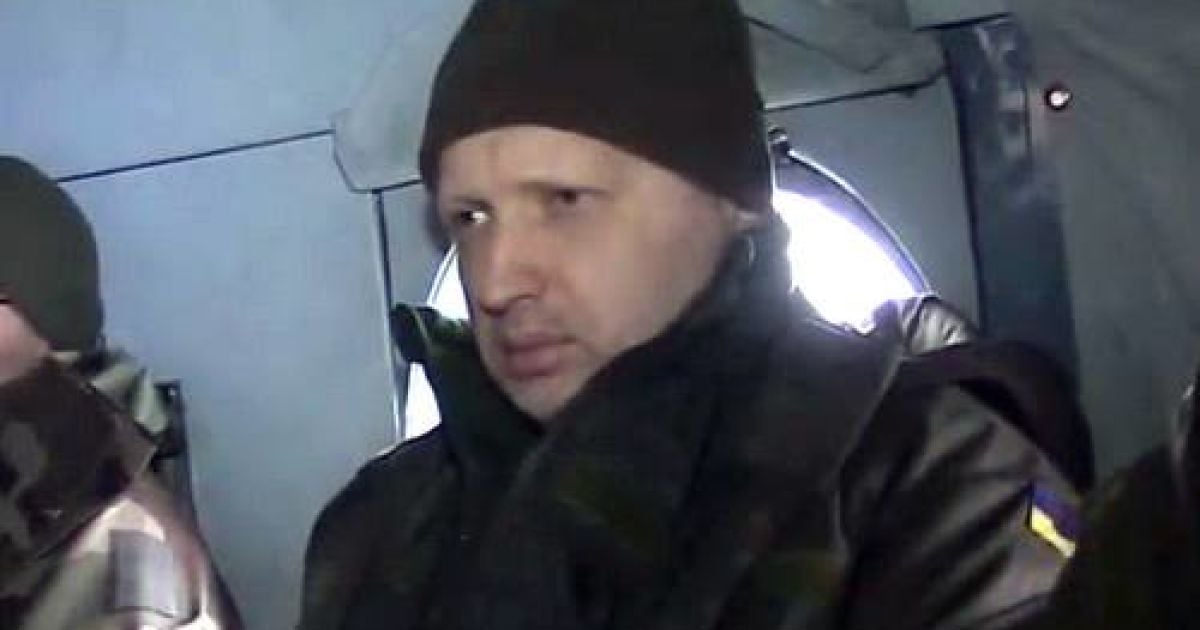 Турчинов отправился в зону АТО