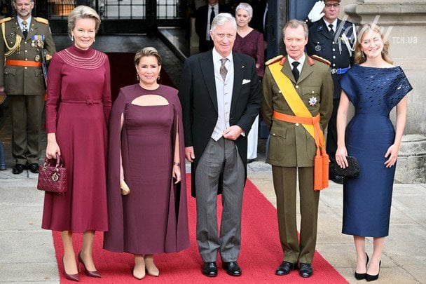 Королева Матильда, велика герцогиня Марія-Тереза, король Філіпп, великий герцог Анрі та принцеса Єлизавета / © Getty Images