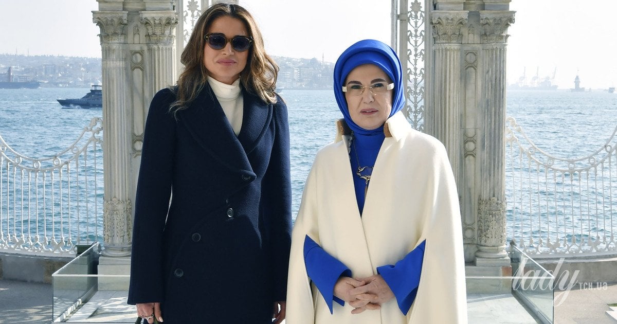 Королева Ранія та перша леді Туреччини Еміне Ердоган