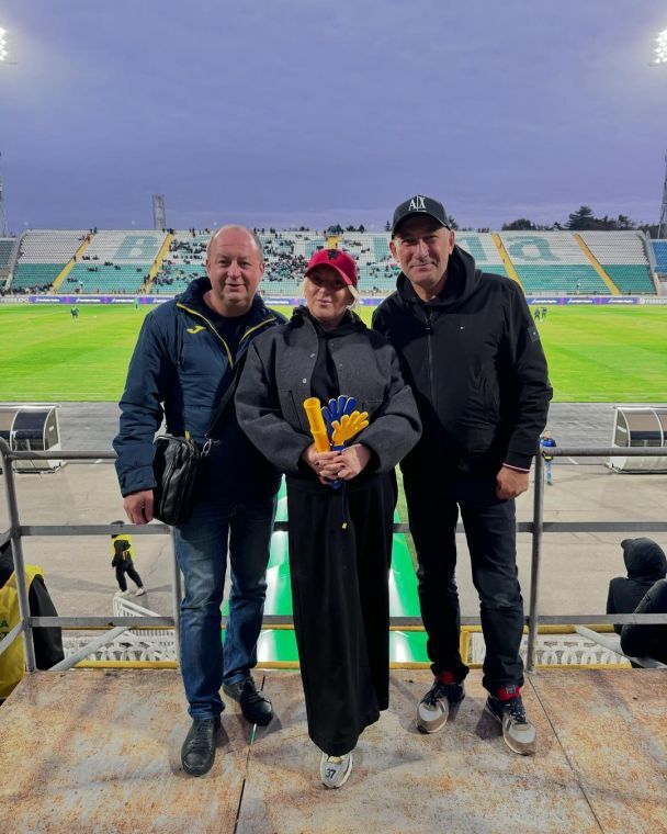 Інна Білоконь, а праворуч від неї - її чоловік / © instagram.com/belokoninnaviktorovna