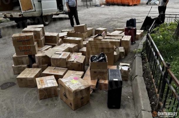 Коробки з грошима Пригожина / © Фонтанка.ру