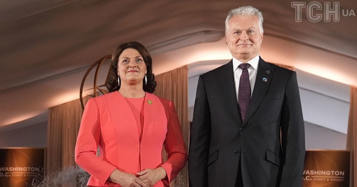 Гитанас Науседа и Диана Науседене
