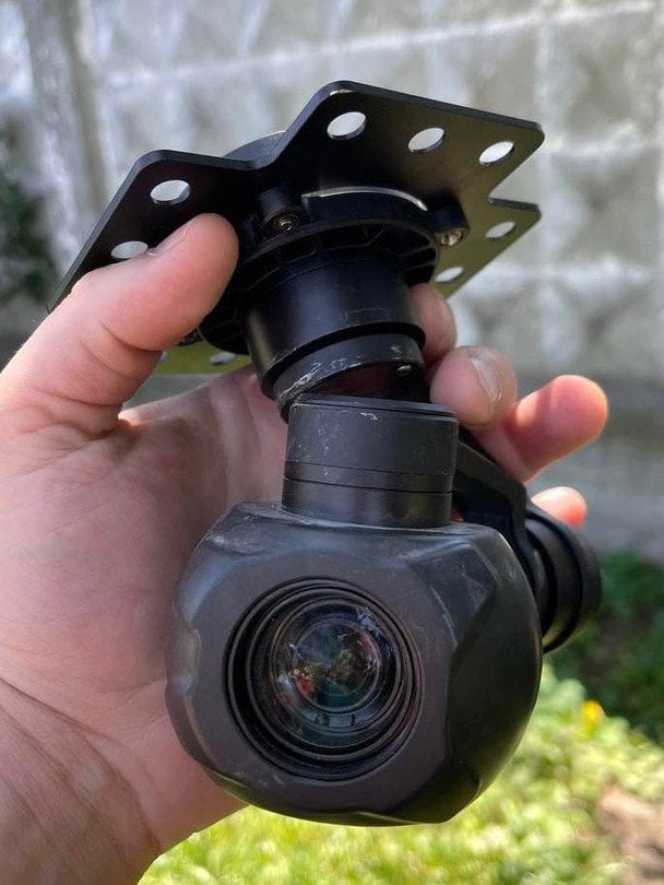 «Гербера» з камерами на підвісі CRPA-антеною і радіомодемом / Фото: facebook.com/Serhii.Flash