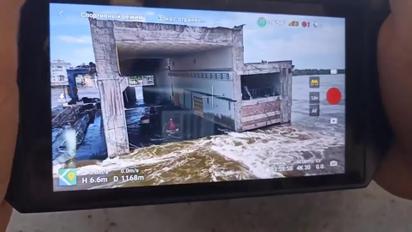 Який вигляд мала Каховська ГЕС одразу після підриву: нове відео з безпілотника