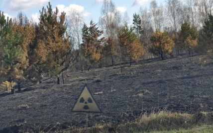 У Чорнобильській зоні триває гасіння пожеж