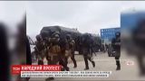 Бронетехника и гвардейцы пытаются утолить протест дальнобойщиков в Дагестане