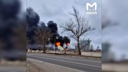 Атака дронами по Курской области: вспыхнули пожары, есть видео
