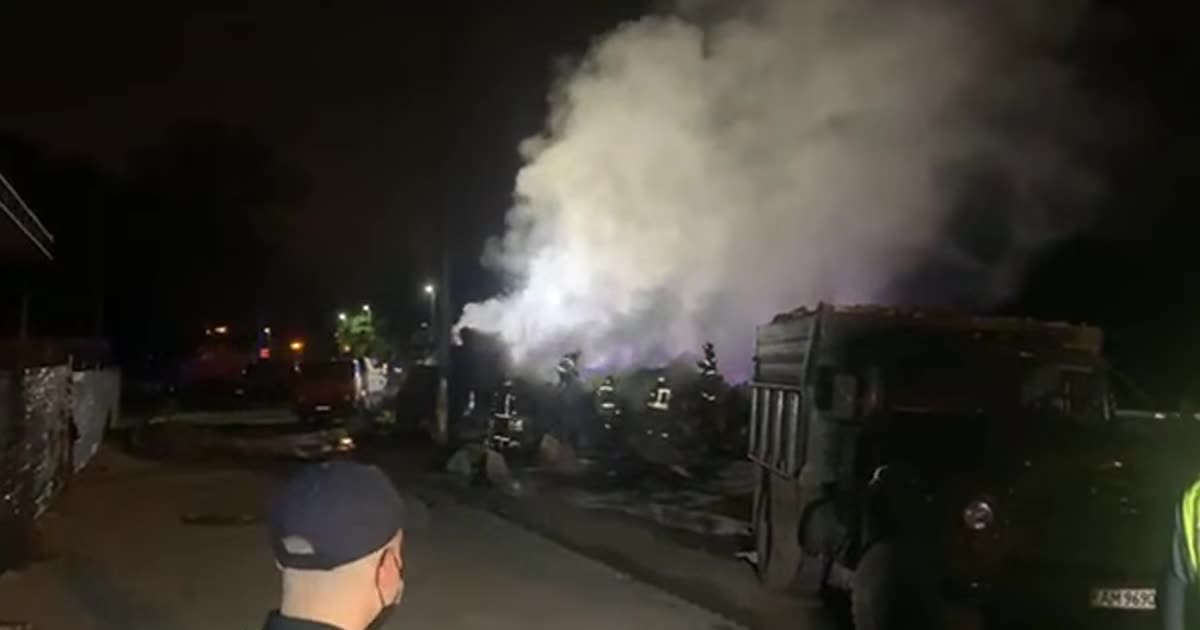 "Раздался взрыв и вспыхнул пожар": в Сети появилось видео с места смертельного ДТП в Киеве