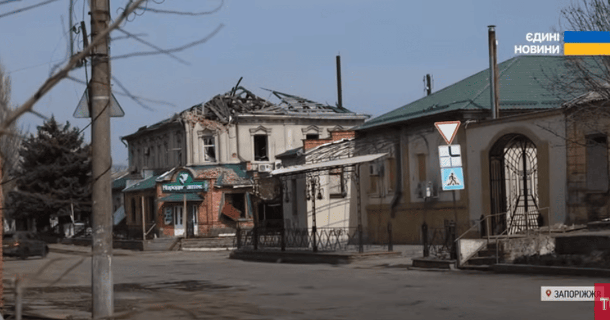 The Russians destroy the city of Huliaipole / © TSN