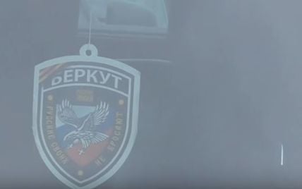 Подарок. Киевский спецназовец объяснил появление сепаратистской символики в своем авто