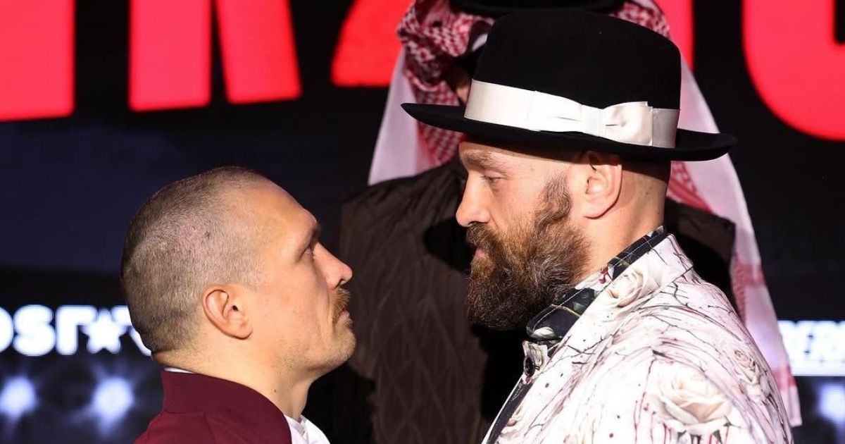 Усик – Ф'юрі / Фото: instagram.com/matchroomboxing
