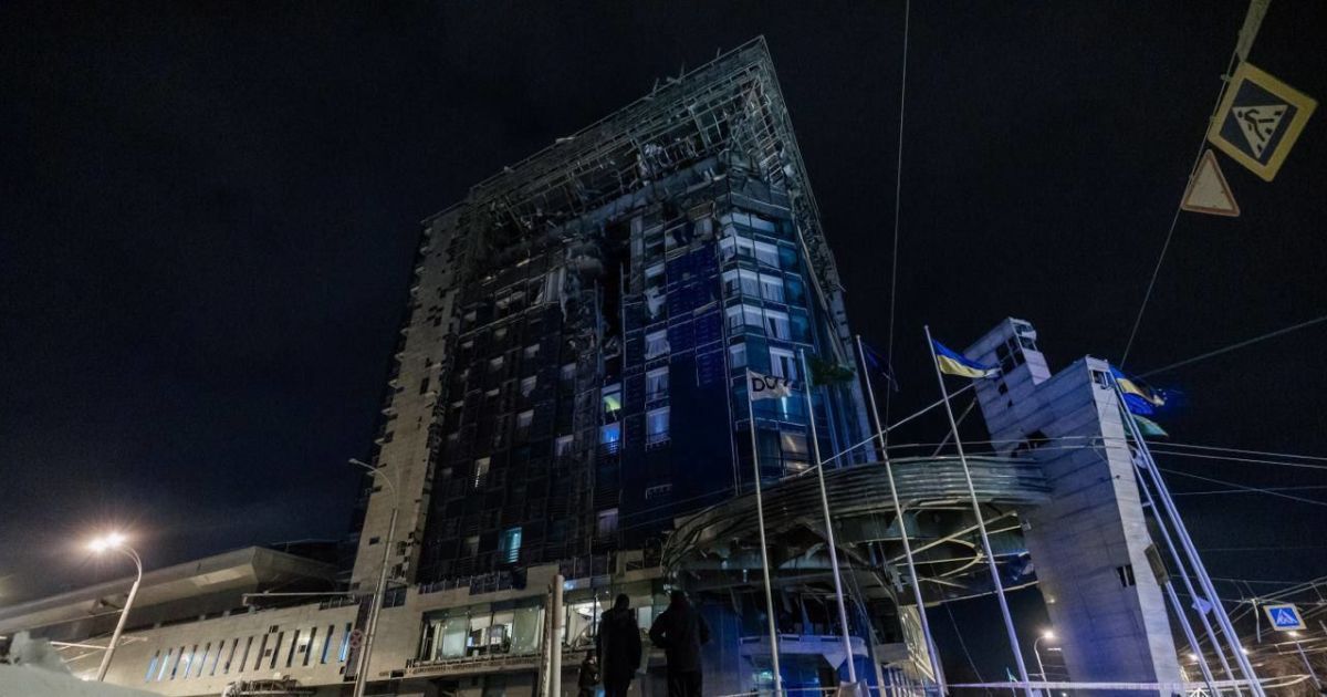 Наслідки ворожої атаки по Харкову 31 грудня
