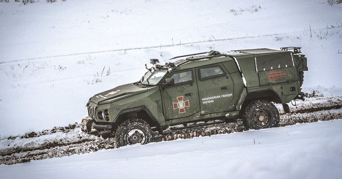 У Нацгвардії випробували новий броньовик