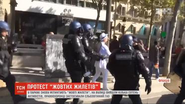 Слезоточивый газ и первые аресты: в Париже снова митингуют "желтые жилеты"