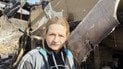 Вагітна Ольга Крівогуб дивом вижила під час удару по Богодухову, але її чоловік і троє дітей загинули