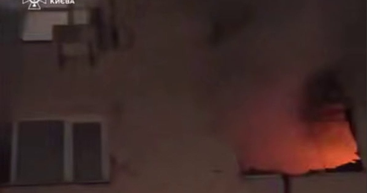 Пожар в Киеве