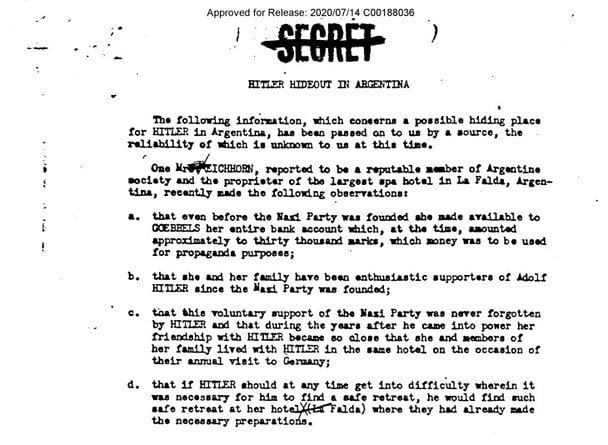 Розсекречений документ ЦРУ / © CIA