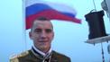 Российский солдат на Керченской паромной переправе