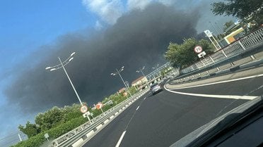 Пожежа в Сочі після атаки_4 / © из соцсетей