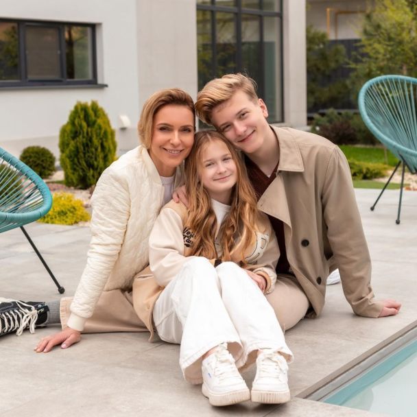 Марина Боржемська з дітьми / © instagram.com/uzelkova.marina