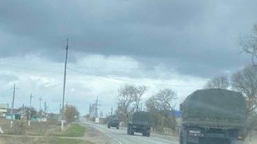 Переміщення техніки окупантів / © Telegram / Рух "АТЕШ"