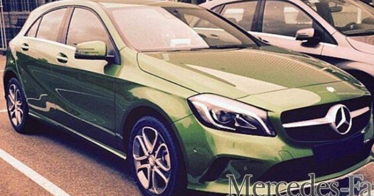 В Сети появилось фото обновленного Mercedes-Benz A-Class без камуфляжа