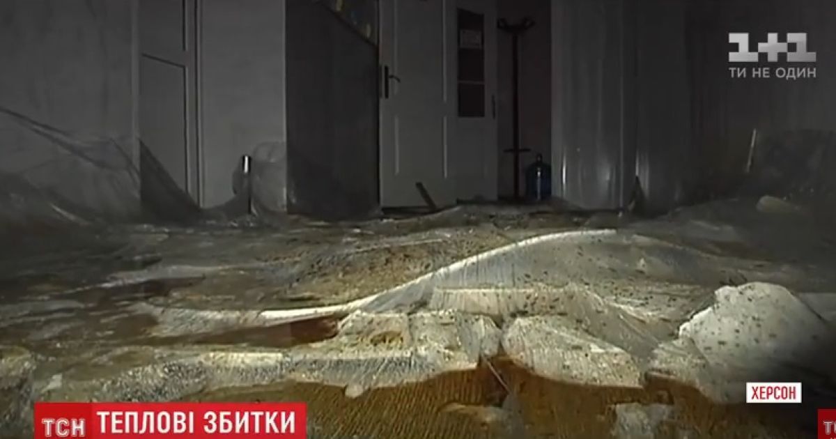 Мокрий армагедон. У Херсоні водою з теплосистеми залило департамент екології та паралізувало його роботу