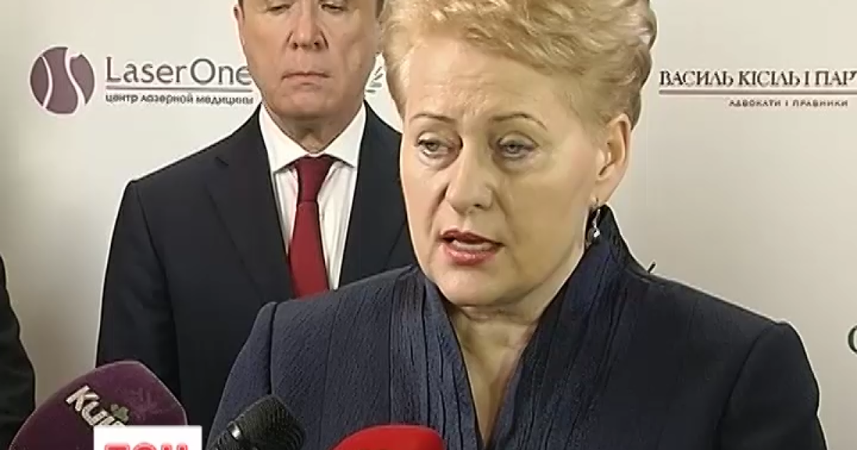 Даля Грібаускайте - "Людина року" в Україні.