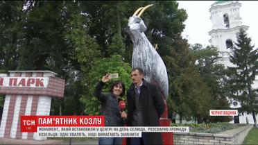 Монумент, который установили в центре Козельца, поссорил местную общину