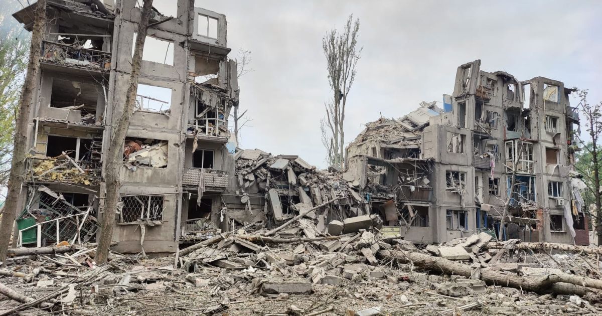 Руины дома в Авдеевке