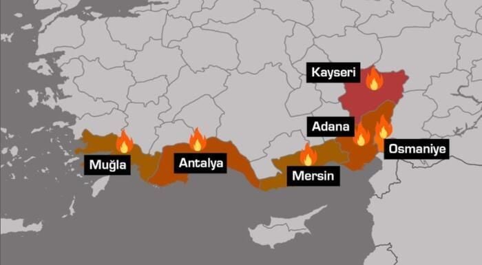 Пожары в Турции: лесные пожары вспыхнули в Бодруме — Мир — tsn.ua