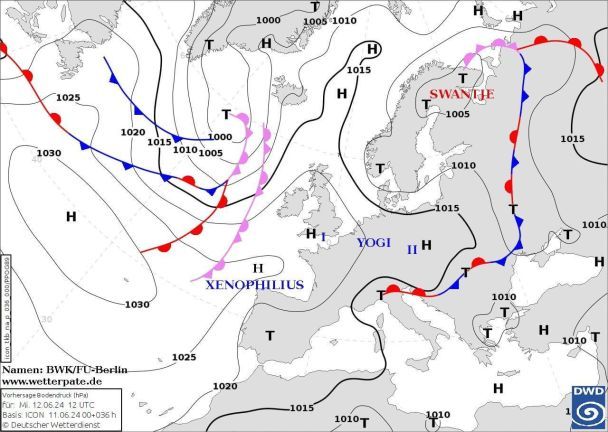 Антициклон із заходу Європи на ім'я Yogi зсуне східніше атмосферні фронти / © Наталія Діденко / Facebook