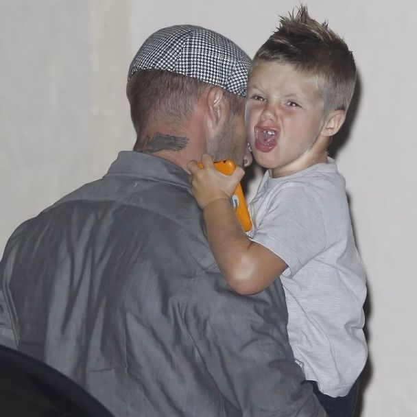 Дэвид Бекхэм с сыном Крузом / © instagram/davidbeckham