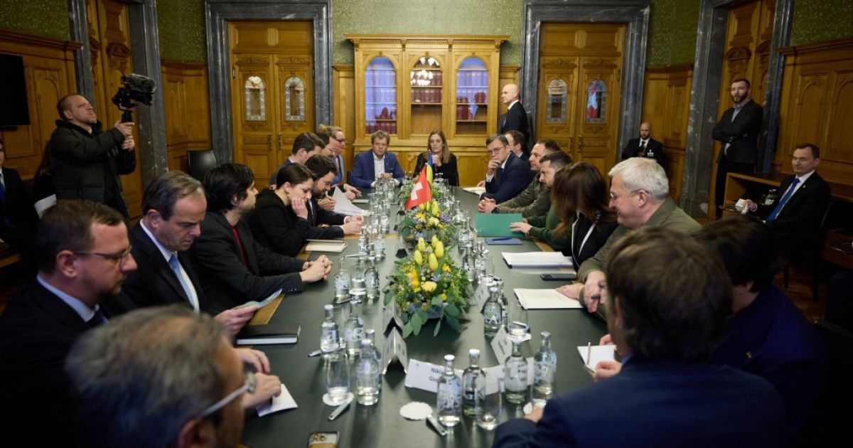 Володимир Зеленський у Швейцарії