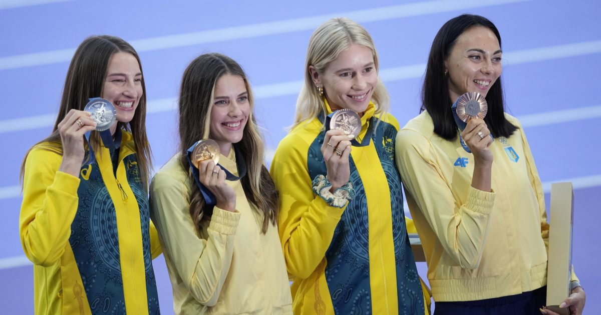 Ярослава Магучих и Ирина Геращенко с медалями Олимпиады-2024