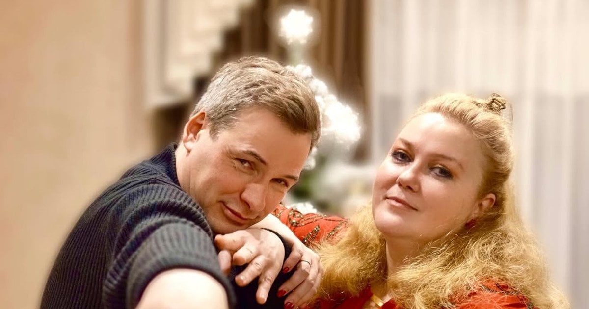 Леся Самаєва з чоловіком