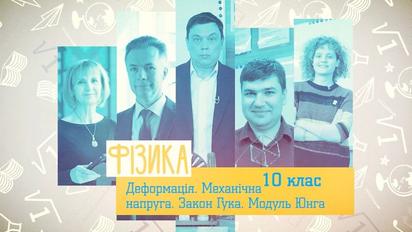 10 класс. Физика. Деформация. Механическое напряжение. Закон Гука. Модуль Юнга. 4 неделя, пн
