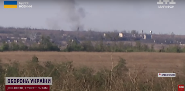 Обстрелы в Запорожском направлении