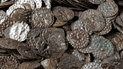 Средневековые монеты, которые нашел рыбак в Швеции