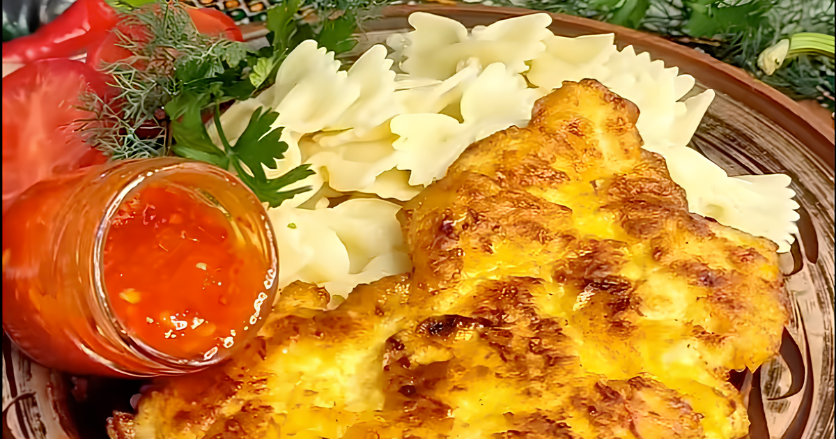 Курячі відбивні у цибулево-сирному клярі tiktok.com_@bude_smachno_razom
