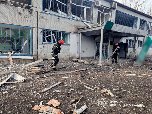The aftermath of the shelling of Kryvyi Rih, March 12