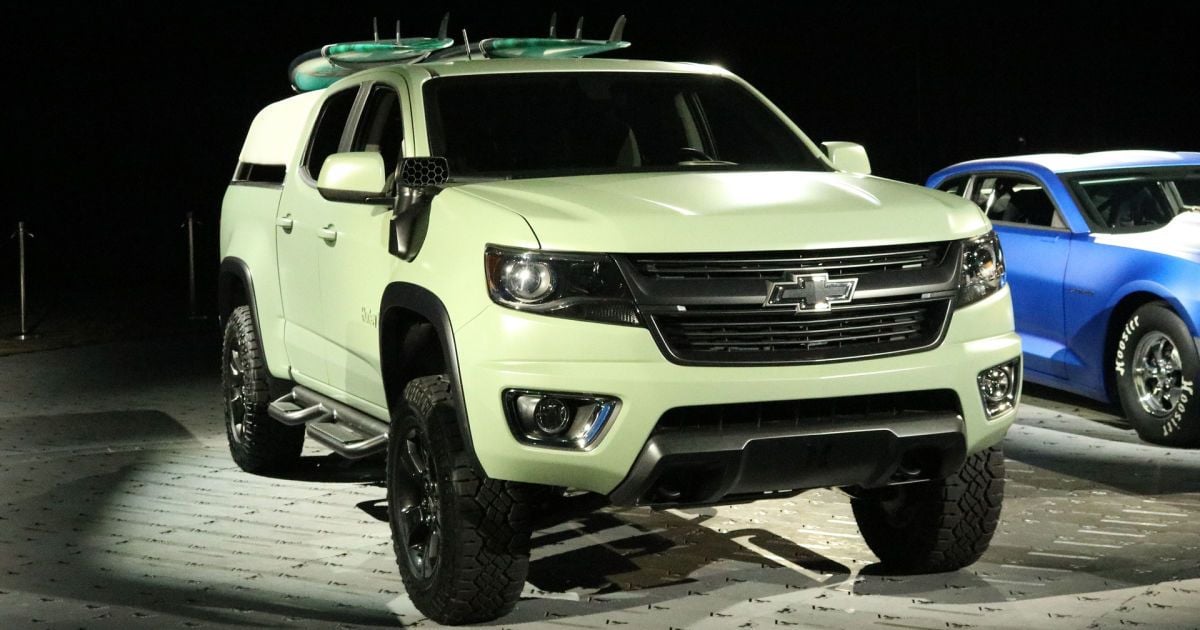 Chevrolet подготовил пикап Colorado для любителей серфинга