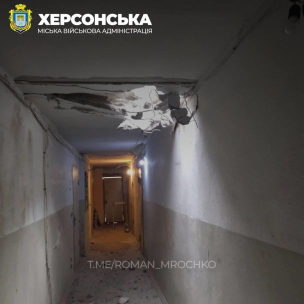 Наслідки обстрілу Херсона 3 березня