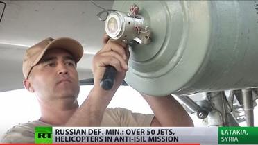 Военные РФ на базе в Латакии / © Russia Today